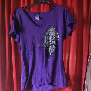 Harley-Davidson Purple Graphic Short Sleeve Tee